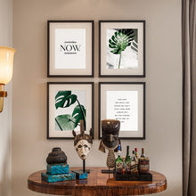 Charger l'image dans la galerie, Tableaux 4 Pièces - Plantes Tropicales & Citations