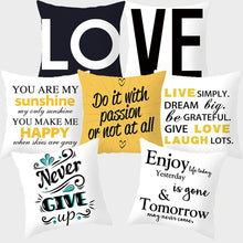 Charger l'image dans la galerie, Housse de coussin 45x45 cm - Live Laugh Love