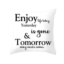 Charger l'image dans la galerie, Housse de coussin 45x45 cm - Enjoy Life Today