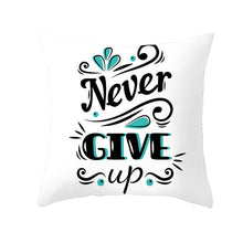 Charger l'image dans la galerie, Housse de coussin 45x45 cm - Never Give Up