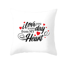 Charger l'image dans la galerie, Housse de coussin 45x45 cm - I Love You Everyday