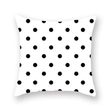 Charger l'image dans la galerie, Housse de coussin 45x45 cm - Poids Noirs sur Fond Blanc