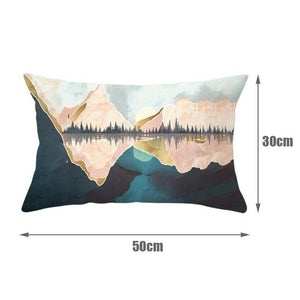 Housse de coussin 30x50 cm - Lac Paisible