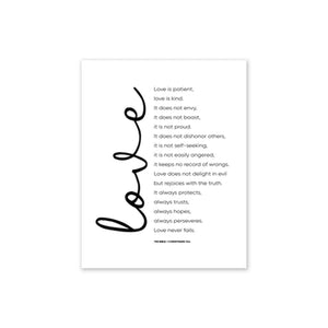 Tableau 1 Pièce - Love Definition