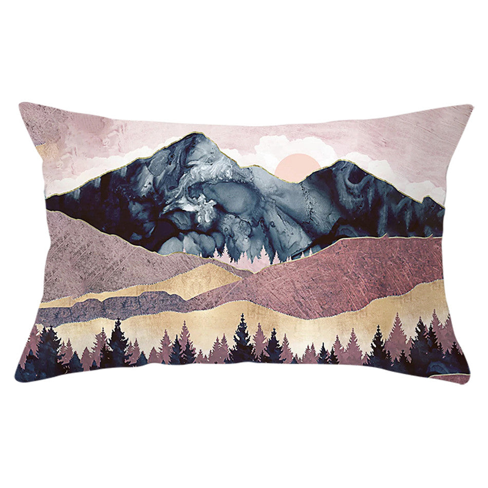 Housse de coussin 30x50 cm - Montagne d'automne