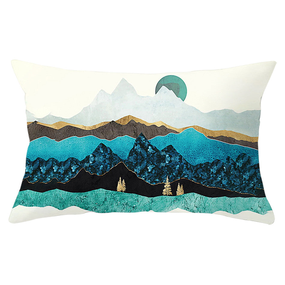 Housse de coussin 30x50 cm - Matins enneigés