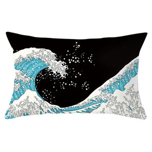 Housse de coussin 30x50 cm - Tsunami