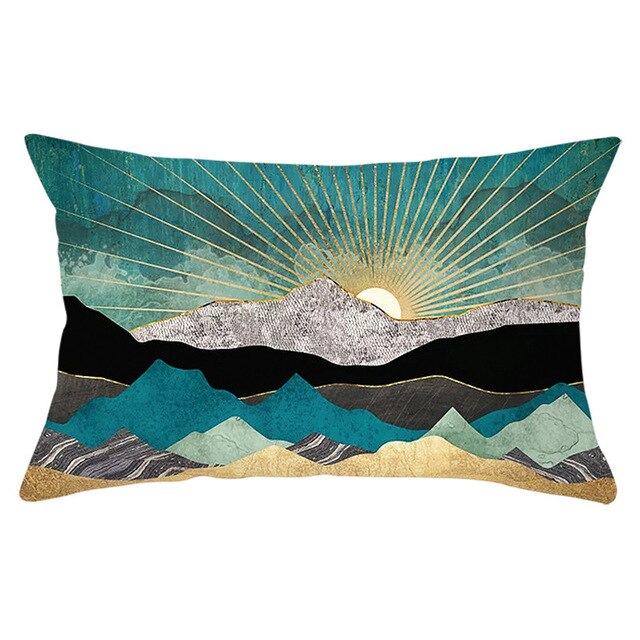 Housse de coussin 30x50 cm - Soleil Levant