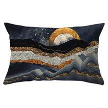 Charger l&#39;image dans la galerie, Housse de coussin 30x50 cm - Nuit dorée
