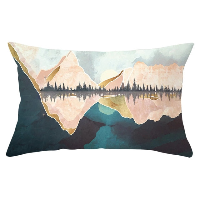 Housse de coussin 30x50 cm - Lac Paisible