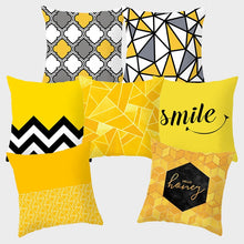 Charger l'image dans la galerie, Housse de coussin 45x45 cm - Rosace jaune
