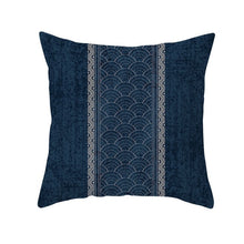Charger l'image dans la galerie, Housse de coussin 45x45 cm - Bleu des Abysses
