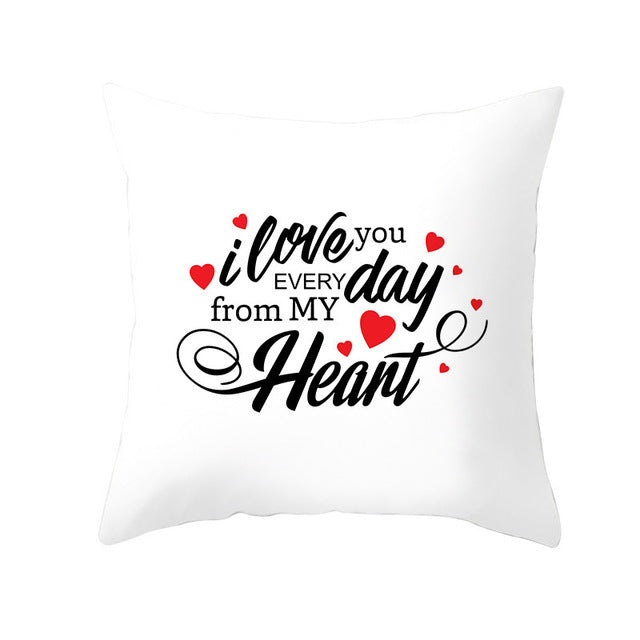 Housse de coussin 45x45 cm - I Love You Everyday