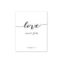 Charger l'image dans la galerie, Tableau 1 Pièce - Love Never Fails
